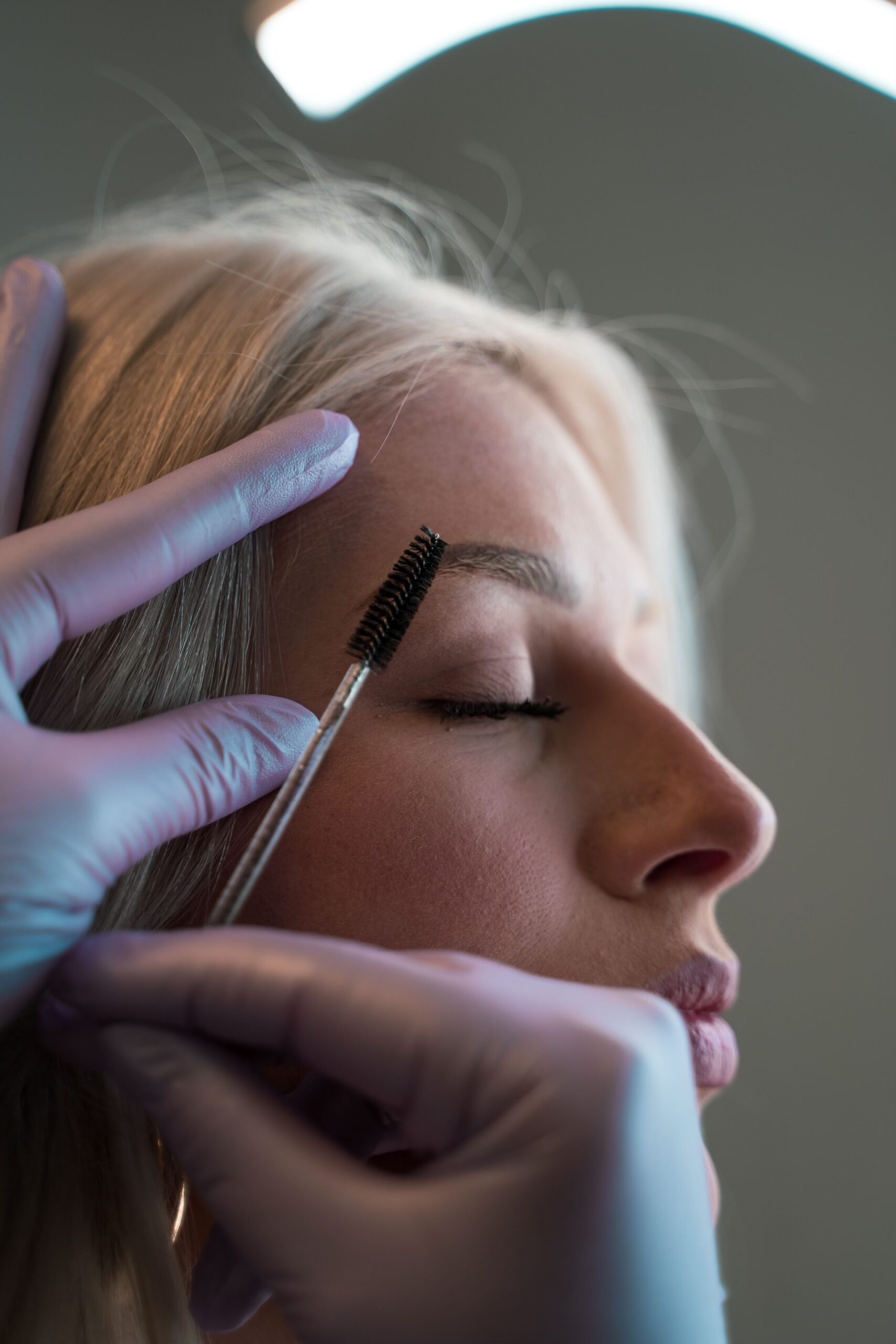 woman receiving beauty treatment